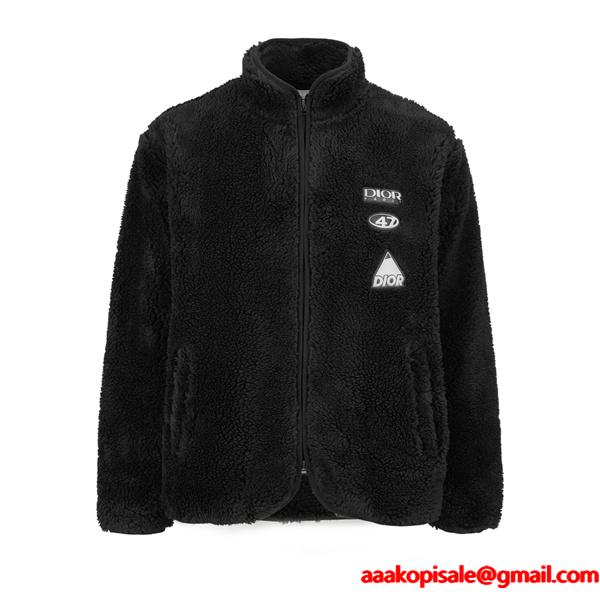 限定展開 新作 ボア DIOR ディオール コピー ジャケット ふんわり 保温