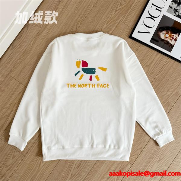 限定 ソウルタワー プリント THE NORTH FACE ザノースフェイス コピー スウェット 個性派 冬向け