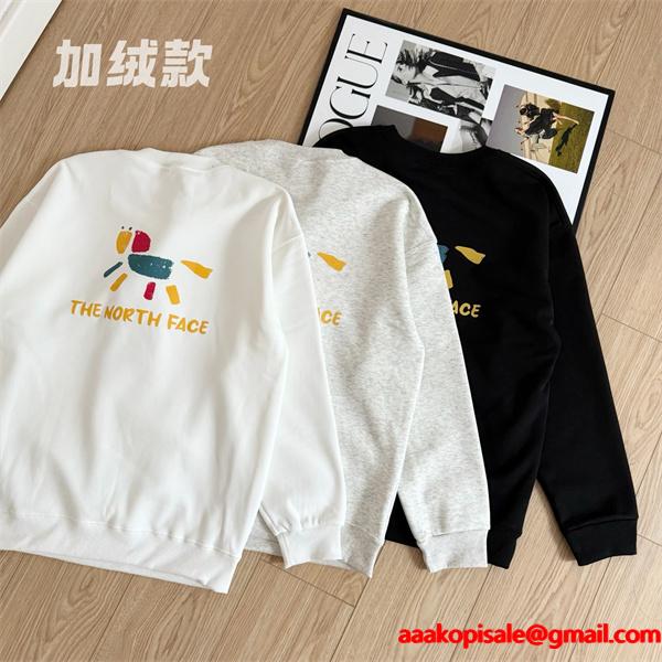 限定 ソウルタワー プリント THE NORTH FACE ザノースフェイス コピー スウェット 個性派 冬向け