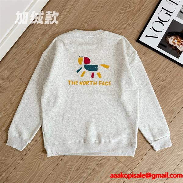 限定 ソウルタワー プリント THE NORTH FACE ザノースフェイス コピー スウェット 個性派 冬向け