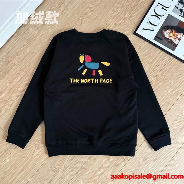 限定 ソウルタワー プリント THE NORTH FACE ザノースフェイス コピー スウェット 個性派 冬向け