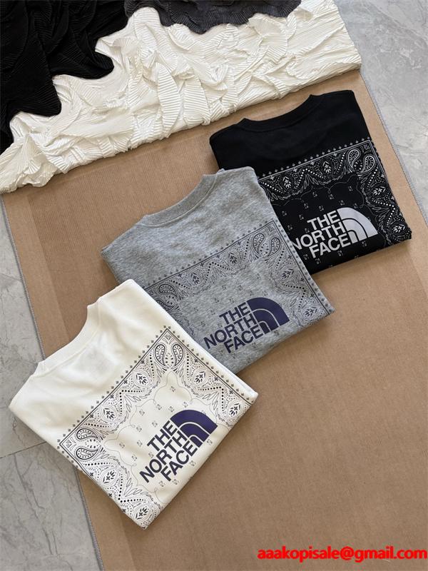 プリント スウェット 加绒 保温 着心地 2026新作 THE NORTH FACE ザノースフェイス コピー
