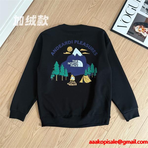  THE NORTH FACE ザノースフェイス コピー バックプリント スウェット 保温性 定番人気