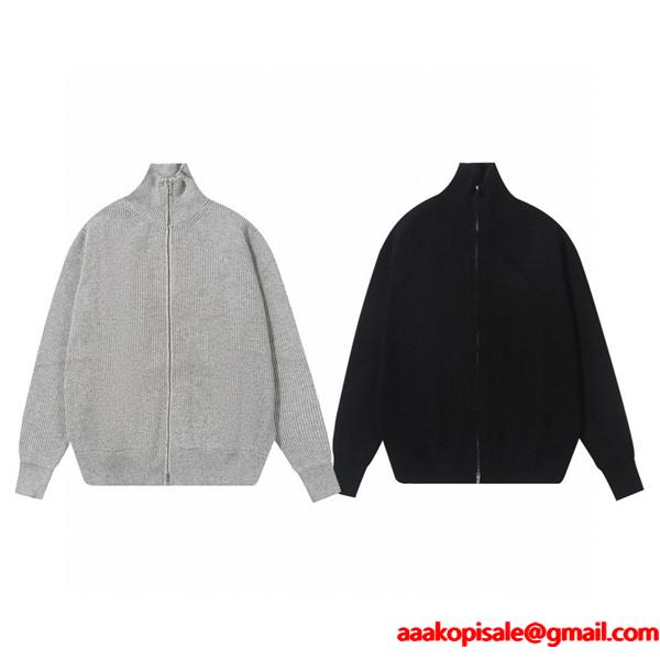 ニット ジップブルゾン シンプル 上質 大人向け Maison Margiela メゾン マルジェラ コピー