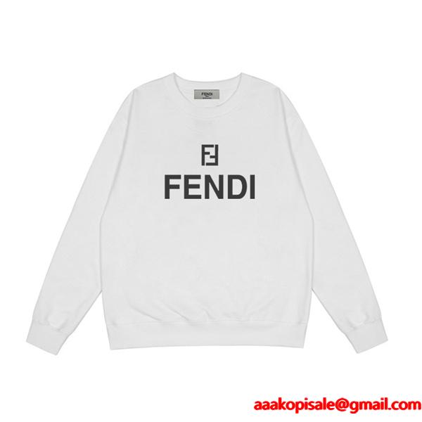 ミニマル トレーナー シンプル 上質 デイリー FENDI フェンディ コピー