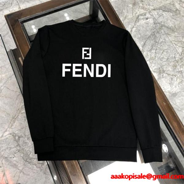 ミニマル トレーナー シンプル 上質 デイリー FENDI フェンディ コピー