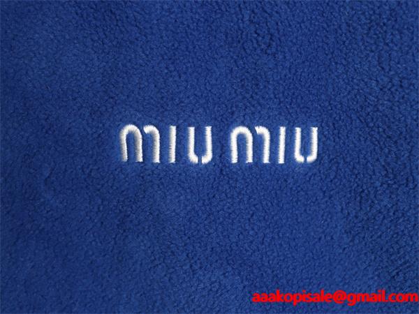 MIUMIU ミュウミュウ コピー ジップアップ フリース ジャケット 防寒 2026新作