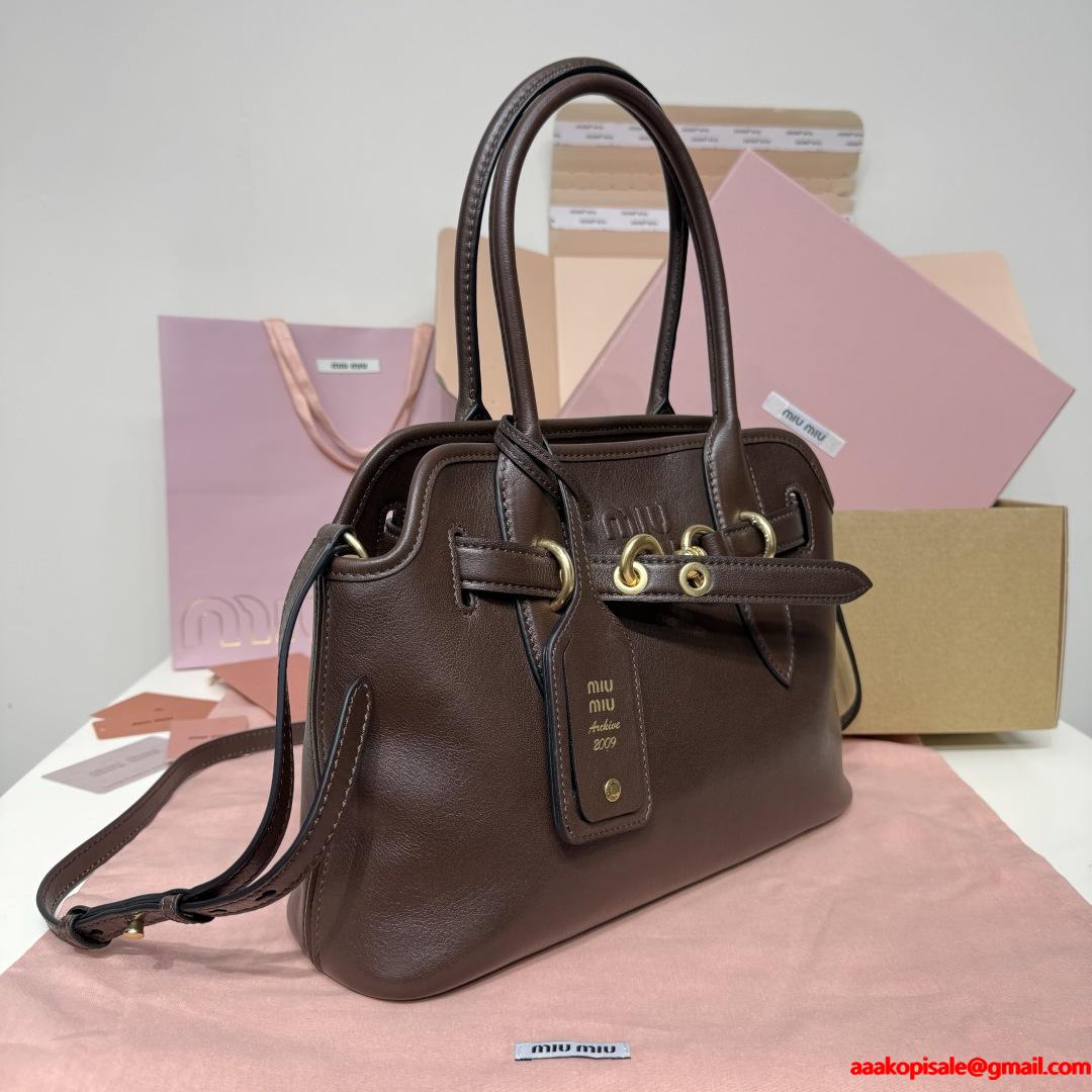 5BA292❤ミュウミュウハンドバッグスーパーコピーＮ級 MiuMiu激レアアイテム激安通販