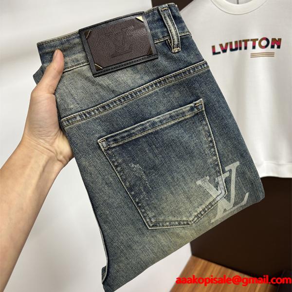 LOUIS VUITTON ルイヴィトン コピー 定番人気 色落ちデザイン 2026新作 デニム