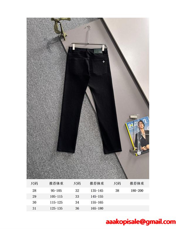 LOUIS VUITTON ルイヴィトン コピー プレミアム 美シルエット フィット感 ブラック パンツ