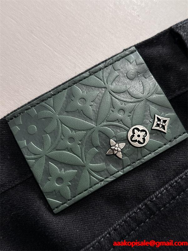 LOUIS VUITTON ルイヴィトン コピー プレミアム 美シルエット フィット感 ブラック パンツ