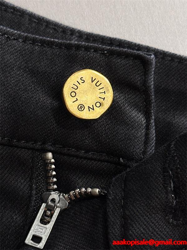 おすすめ 新登場 スマート ブラック ジーンズ LOUIS VUITTON ルイヴィトン コピー