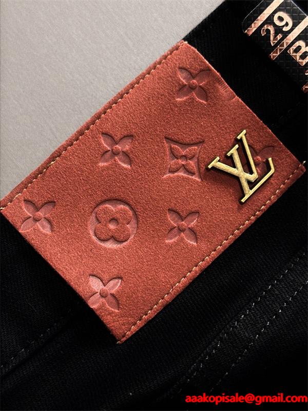 おすすめ 新登場 スマート ブラック ジーンズ LOUIS VUITTON ルイヴィトン コピー
