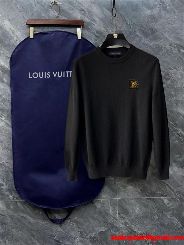 即完売予感 2026新作 LOUIS VUITTON ルイヴィトン コピー ミニワッペン モード系 ニット