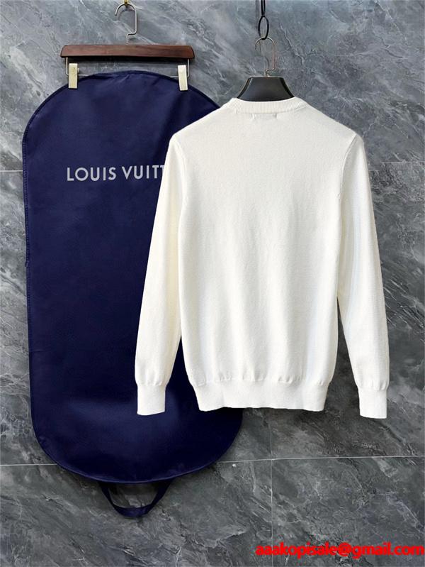 即完売予感 2026新作 LOUIS VUITTON ルイヴィトン コピー ミニワッペン モード系 ニット