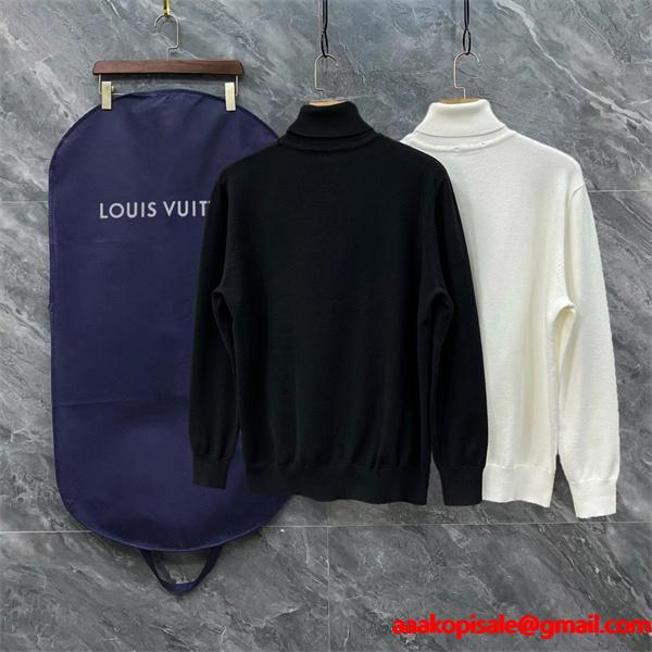 入手困難 2026新作 サークルロゴ プレミアム ニット LOUIS VUITTON ルイヴィトン コピー
