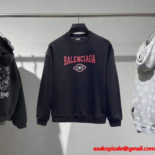 人気爆発 2026新作 肌触り良好 着心地最高 BALENCIAGA バレンシアガ コピー スウェット