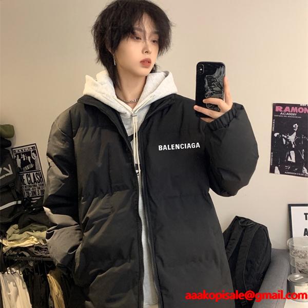 BALENCIAGA バレンシアガ コピー 2026新作 ミニマル 上質タッチ 極暖 中綿ジャケット