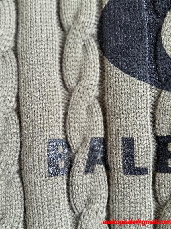 2026新作 話題沸騰 高品質 ケーブル編み BALENCIAGA バレンシアガ コピー ニット