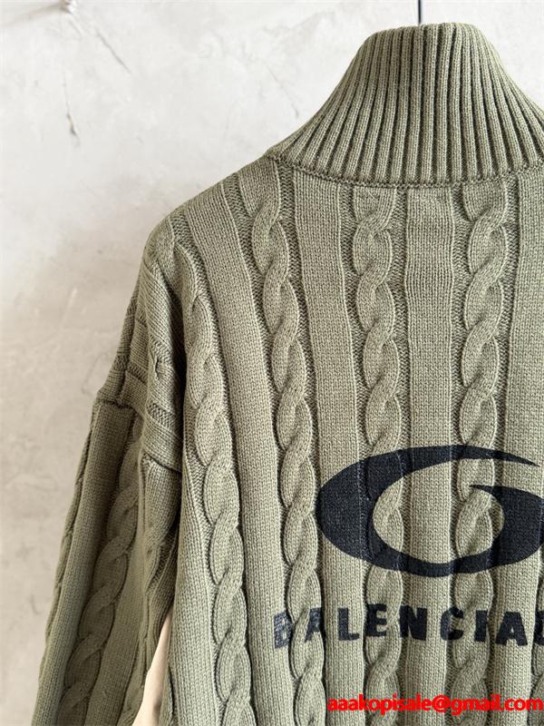 2026新作 話題沸騰 高品質 ケーブル編み BALENCIAGA バレンシアガ コピー ニット