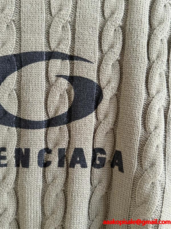 2026新作 話題沸騰 高品質 ケーブル編み BALENCIAGA バレンシアガ コピー ニット