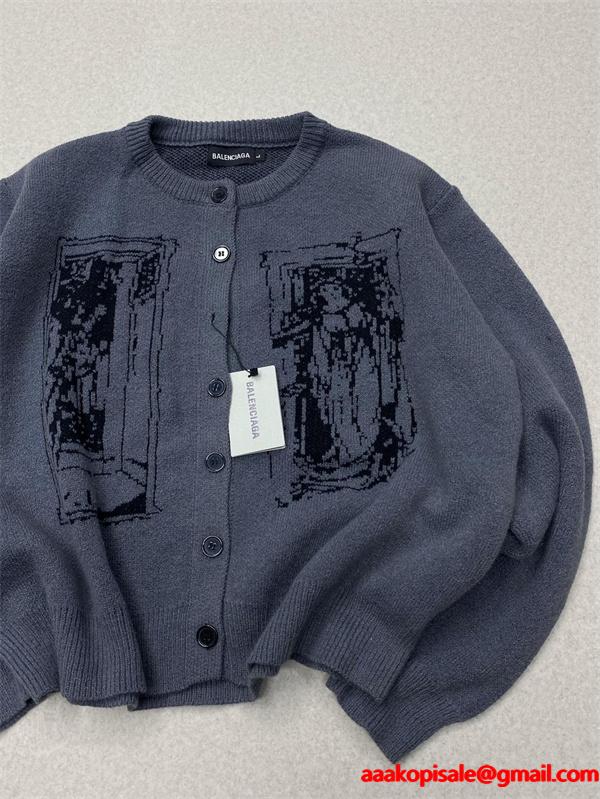 人気急上昇 モード BALENCIAGA バレンシアガ コピー 2026新作 上質 カーディガン