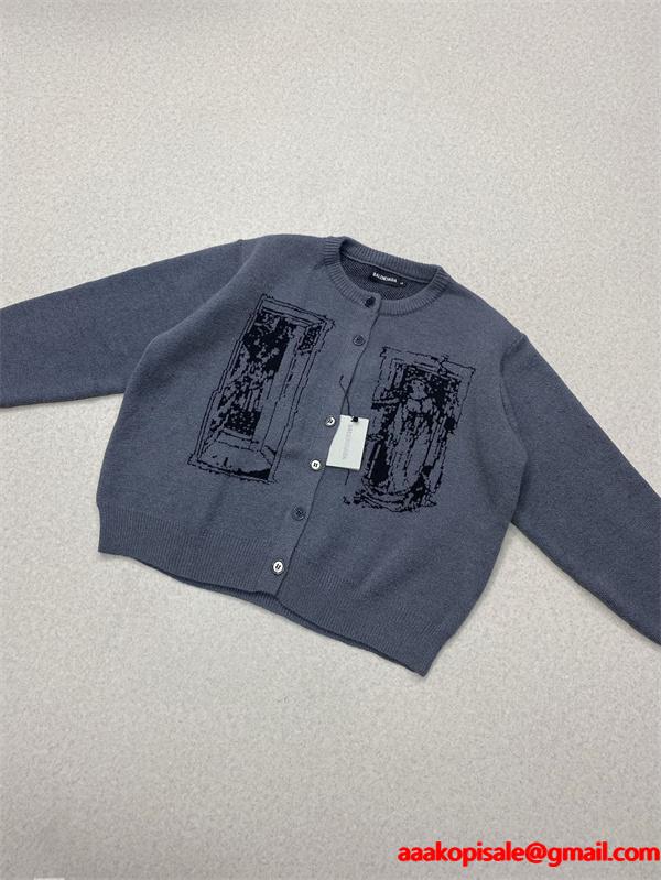 人気急上昇 モード BALENCIAGA バレンシアガ コピー 2026新作 上質 カーディガン