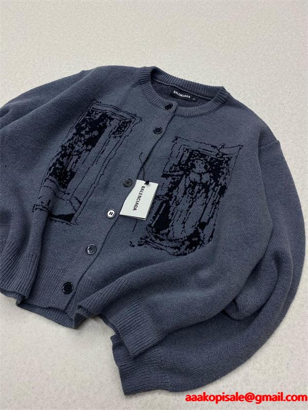 人気急上昇 モード BALENCIAGA バレンシアガ コピー 2026新作 上質 カーディガン