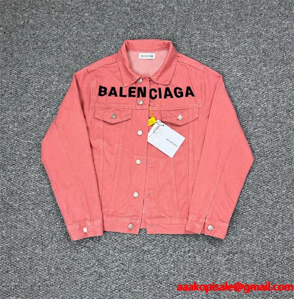 SNS映え  2026新作 高品質 柔らか デニムジャケット BALENCIAGA バレンシアガ コピー