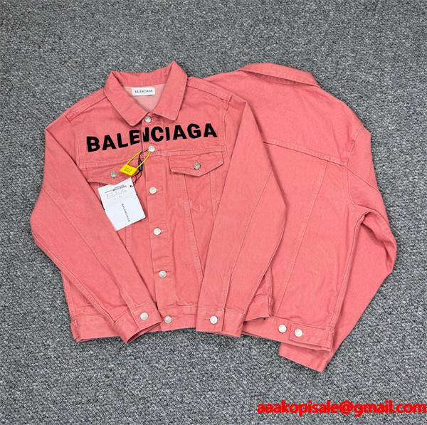 SNS映え  2026新作 高品質 柔らか デニムジャケット BALENCIAGA バレンシアガ コピー