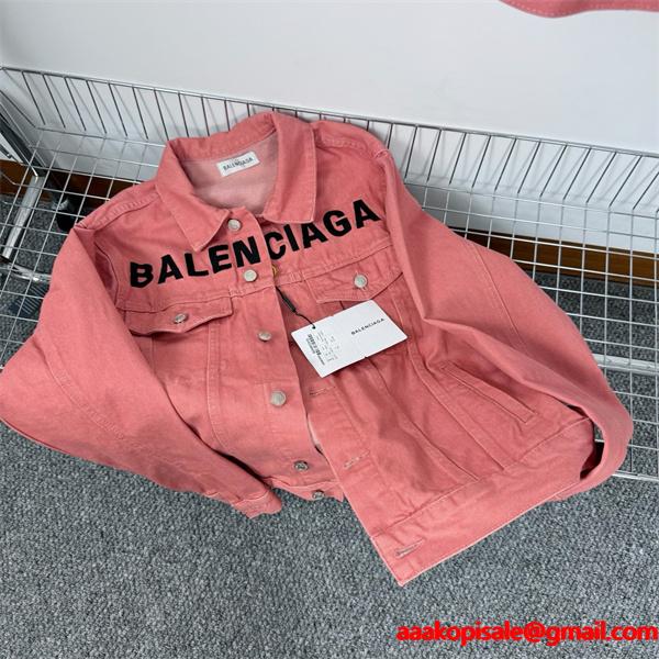 SNS映え  2026新作 高品質 柔らか デニムジャケット BALENCIAGA バレンシアガ コピー