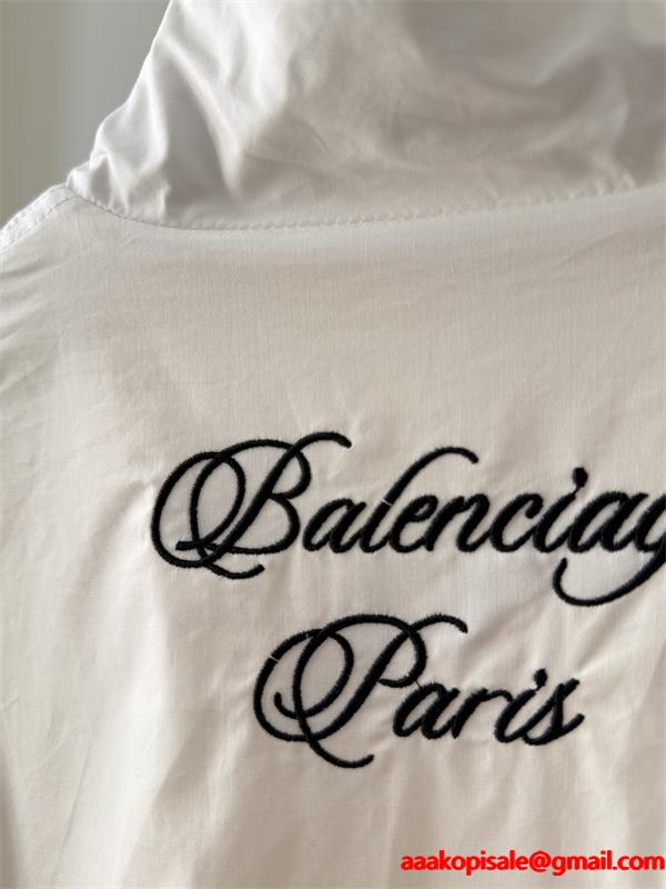 万能 2026新作 上品素材 トレンド白 ジャケット BALENCIAGA バレンシアガ コピー