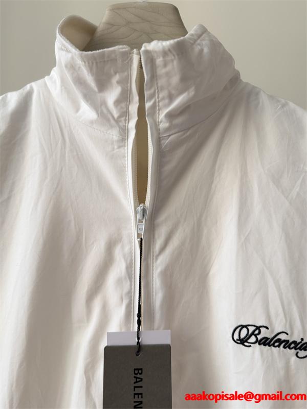 万能 2026新作 上品素材 トレンド白 ジャケット BALENCIAGA バレンシアガ コピー