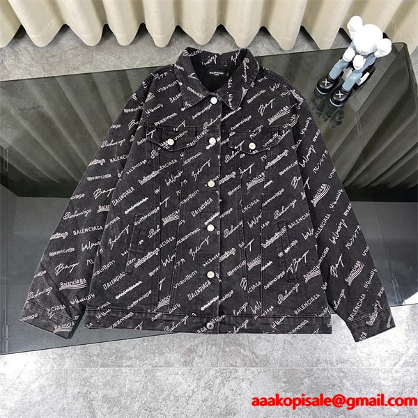 話題 高完成度 モード感 存在感 BALENCIAGA バレンシアガ コピー デニムジャケット