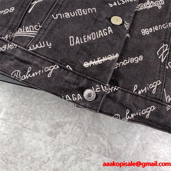 話題 高完成度 モード感 存在感 BALENCIAGA バレンシアガ コピー デニムジャケット