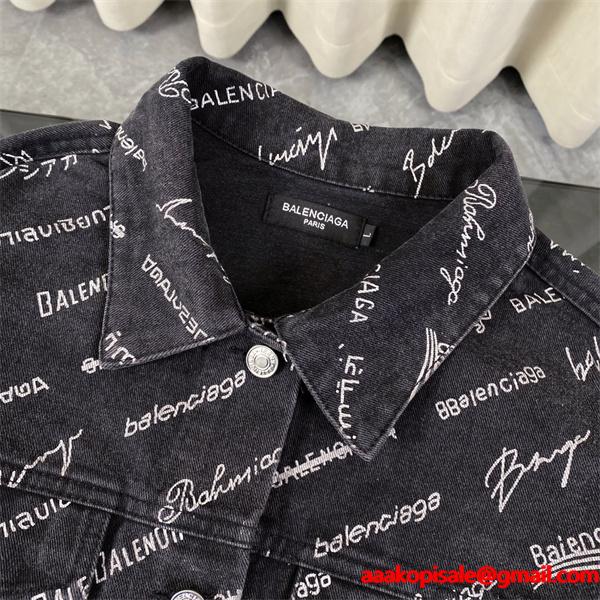 話題 高完成度 モード感 存在感 BALENCIAGA バレンシアガ コピー デニムジャケット