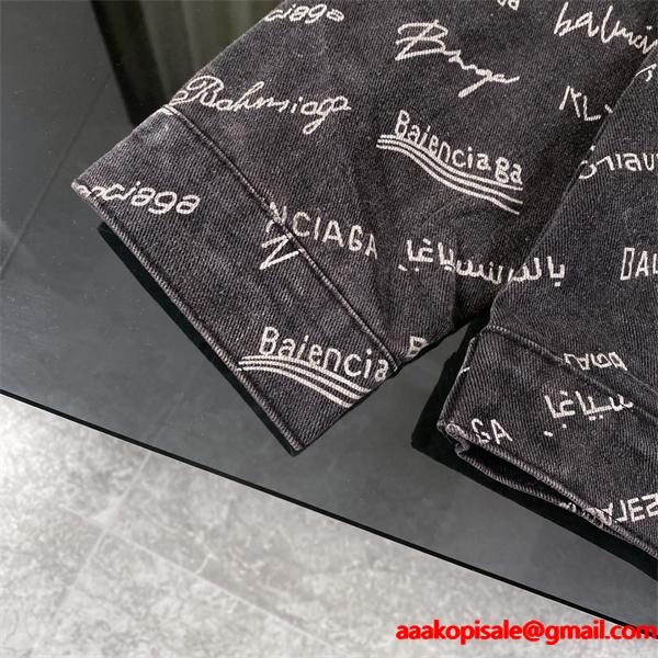 話題 高完成度 モード感 存在感 BALENCIAGA バレンシアガ コピー デニムジャケット