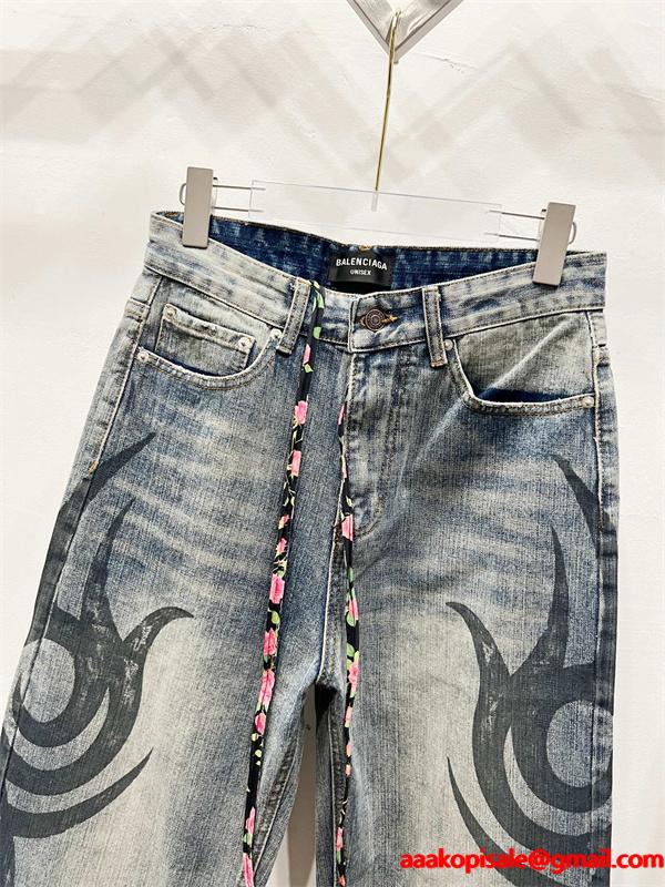 話題必至  2026新作 上質 トライバル デニム BALENCIAGA バレンシアガ スーパーコピー