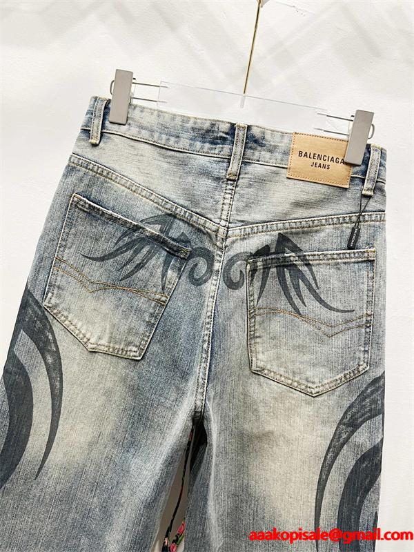 話題必至  2026新作 上質 トライバル デニム BALENCIAGA バレンシアガ スーパーコピー