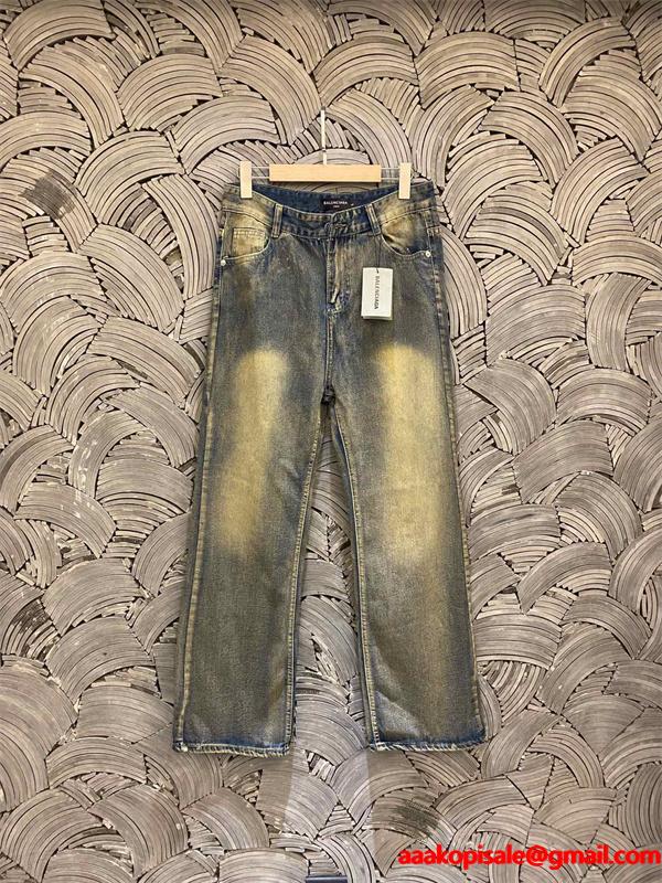 人気 BALENCIAGA バレンシアガ コピー ヴィンテージ推し 新作 高耐久 デニムパンツ
