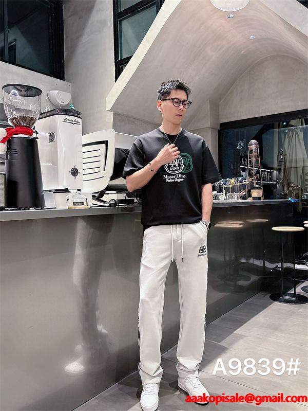 売れ筋 新作 快適素材 ストリート BALENCIAGA バレンシアガ コピー ジョガーパンツ