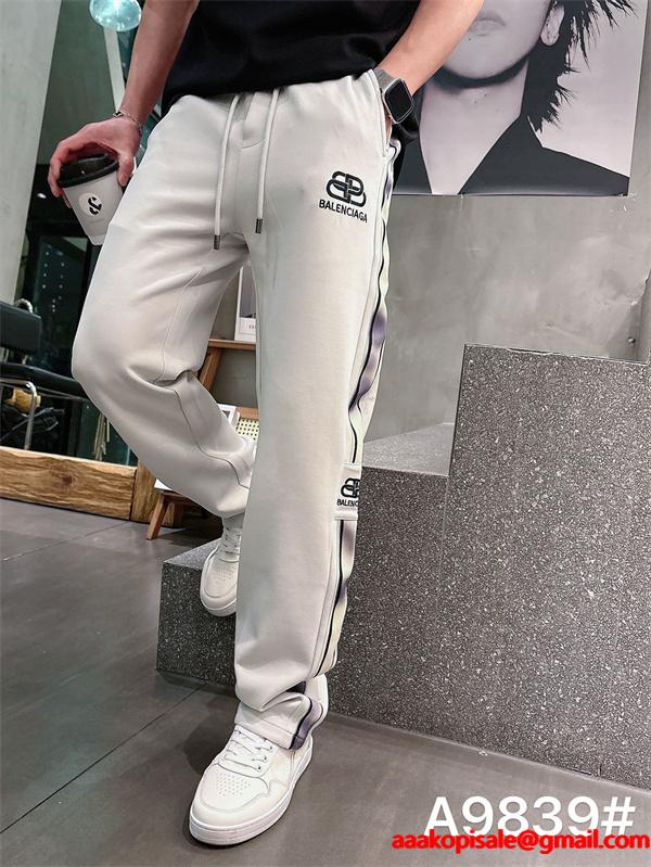 売れ筋 新作 快適素材 ストリート BALENCIAGA バレンシアガ コピー ジョガーパンツ