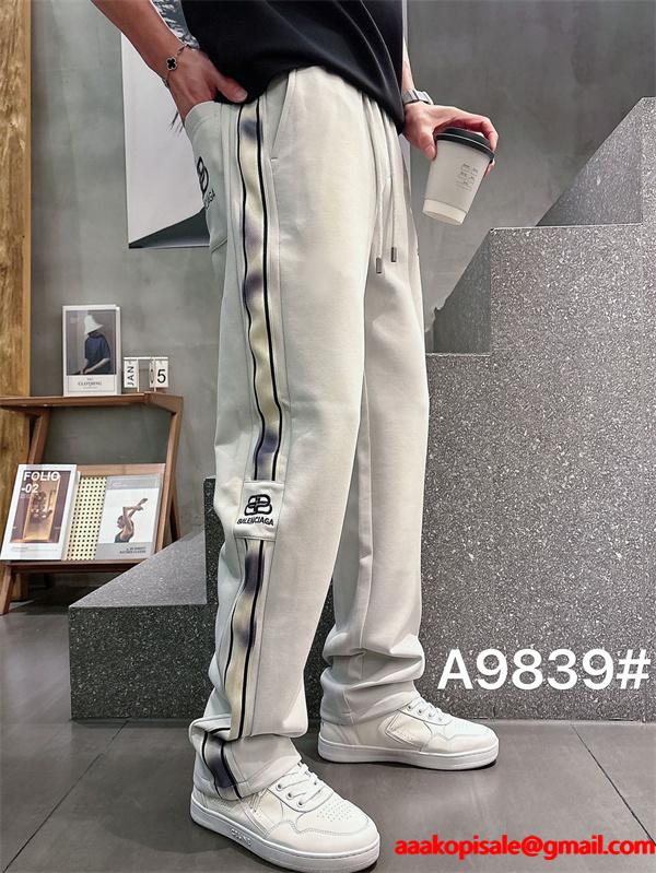 売れ筋 新作 快適素材 ストリート BALENCIAGA バレンシアガ コピー ジョガーパンツ