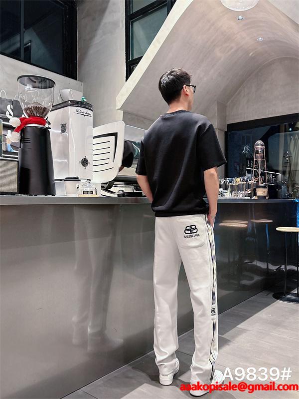 売れ筋 新作 快適素材 ストリート BALENCIAGA バレンシアガ コピー ジョガーパンツ