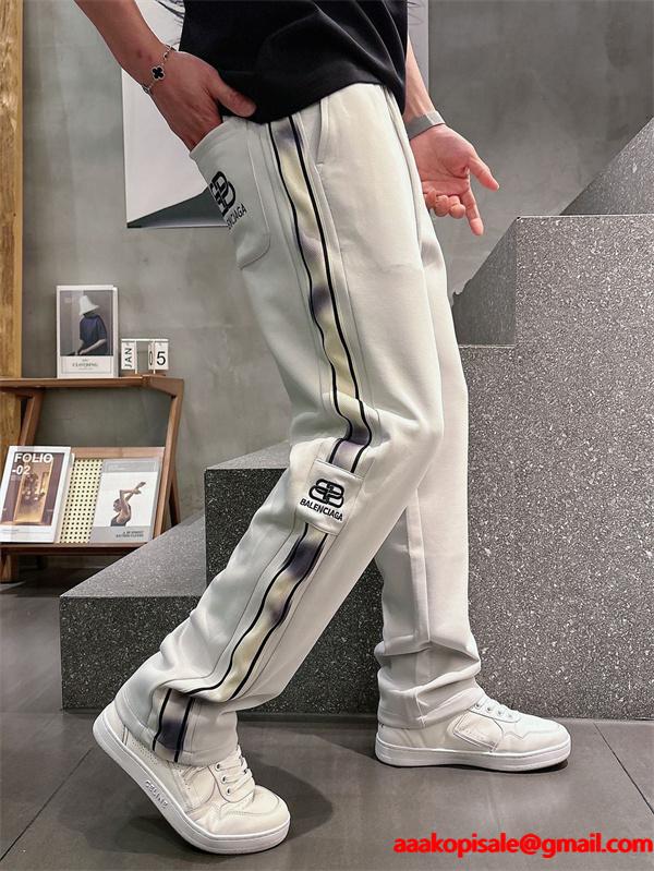 売れ筋 新作 快適素材 ストリート BALENCIAGA バレンシアガ コピー ジョガーパンツ