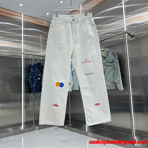 BALENCIAGA バレンシアガ コピー 2026新作 高完成度 入手困難 ストリート デニムパンツ