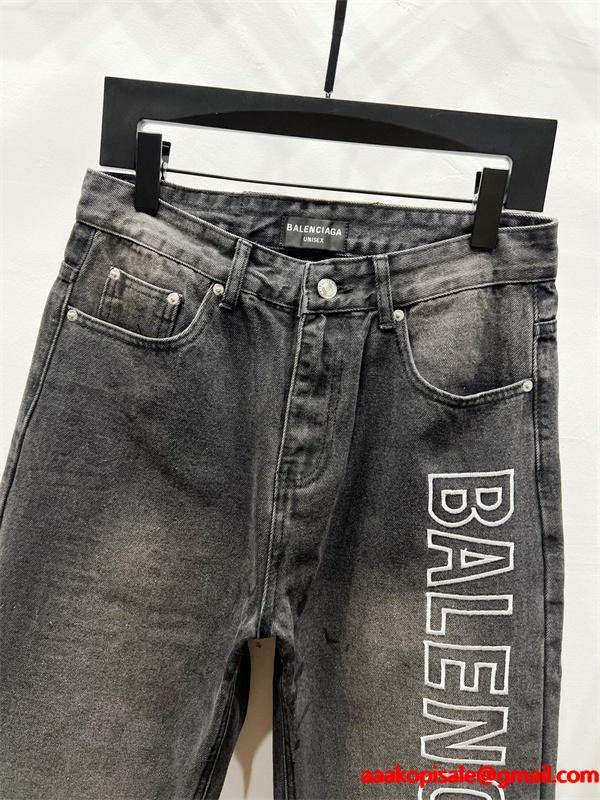 高耐久 ストリート感 王道進化 BALENCIAGA バレンシアガ コピー デニムパンツ
