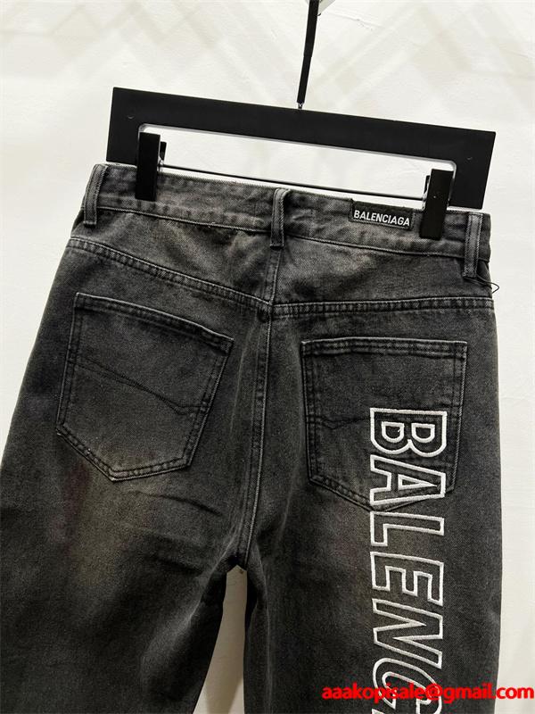 高耐久 ストリート感 王道進化 BALENCIAGA バレンシアガ コピー デニムパンツ