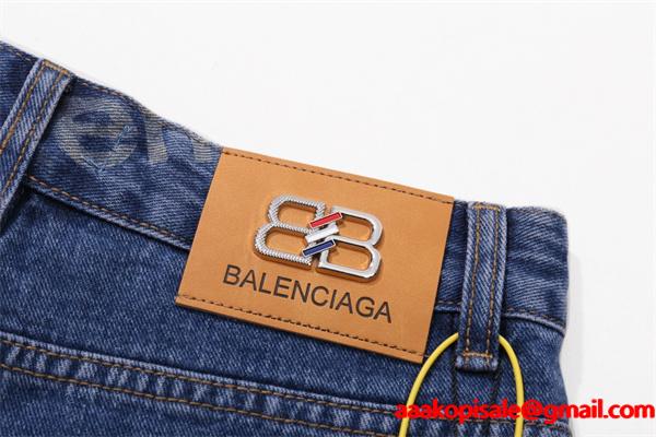 上質デニム トレンド感 主役級 BALENCIAGA バレンシアガ コピー パンツ 新作