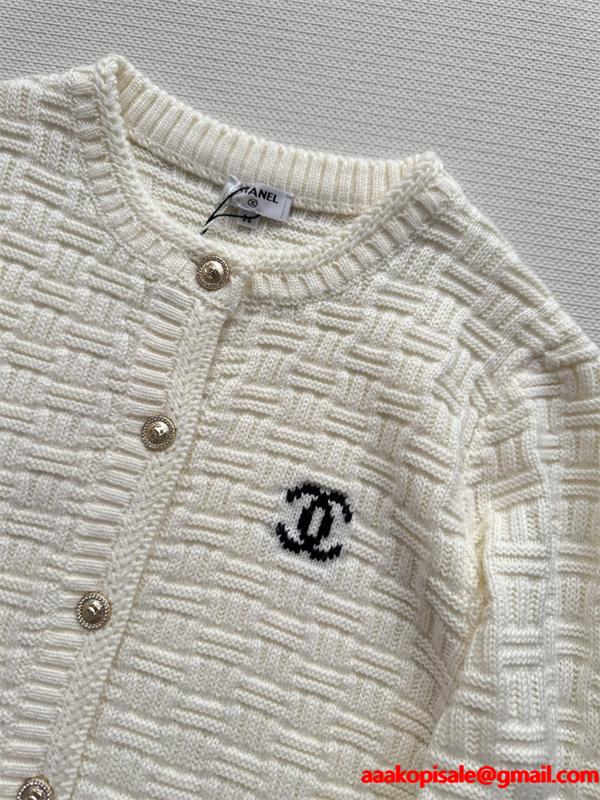 2026トレンド新品♥シャネルカーディガンコピーCHANEL 春夏流行りお洒落コーディネート